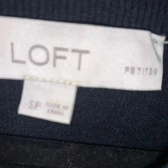 Loft Women’s Small Black Sweater Dress - Picture 2 of 2